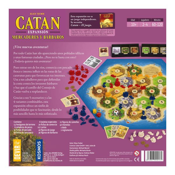 Catan: Mercaderes y Barbaros - Imagen 3