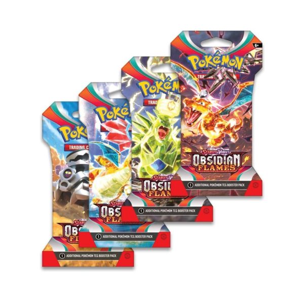 Pokemon Scarlet & Violet: Obsidian Flames Sleeved Booster [Español]